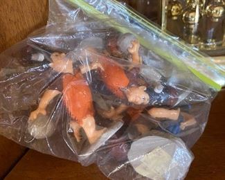 Flintstones bowling figurines.