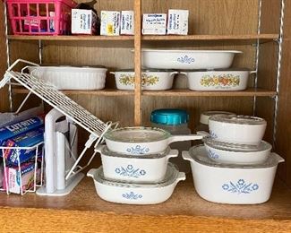 Blue Cornflower corning ware.