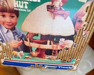 The little boy's hair was the inspiration for the Ewok roof.