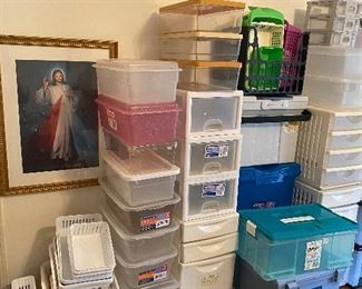 More plastic storage!