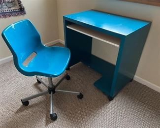 Ikea Blue Desk Chair,
Blue Desk,