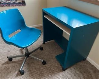 Ikea Blue Desk Chair,
Blue Desk,