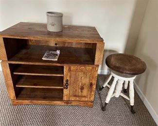 Small Cabinet, Piano Stool