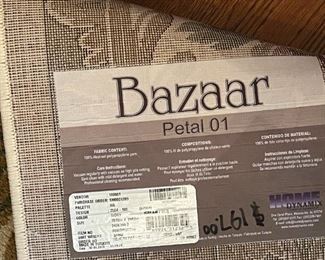 BAZAAR “Petal 01” Area Rug (7’10” x 10’ 2”),