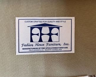 Lovely Blue Flowered Sofa & Matching Chair,