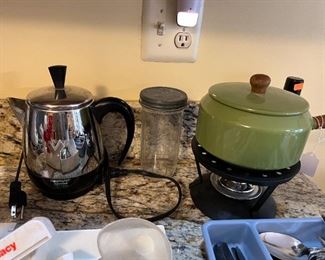 Faberware Percoluatot, Ball Jar, Fondue