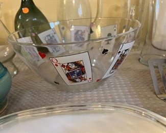 Deck of Cards Vintage Bowl