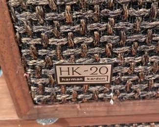 HK-20 Harmon Kardon Speakers.  Solid Working Vintage
