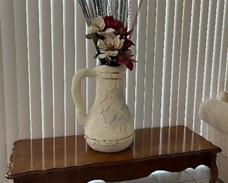 Coffee Table, Large Decorative Floor Vase