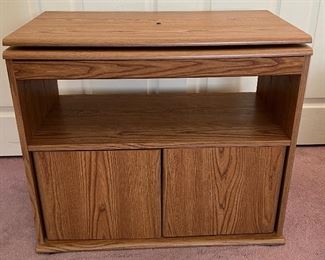 Swivel Top Storage Cabinet/ TV Stand