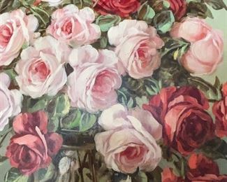 Art Roses Vtg Cerna