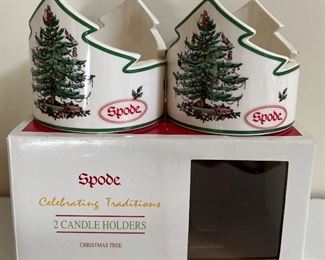 Spode Candle Holders