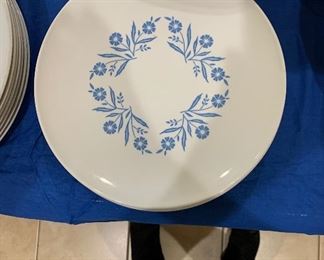$20/ea Corning Ware blue cornflower salad plates
