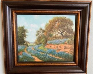 B. Adams Original artwork, Blue Bonnets $300