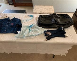 - New kids clothes $5/per piece
- Men’s suspenders $5
- Leather travel bag $50