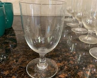 $10 Fine Crystal goblets