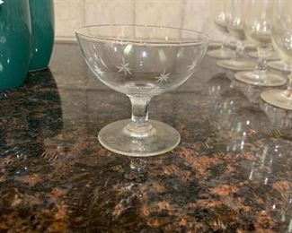 $6 Fine Crystal Sherbet glasses 