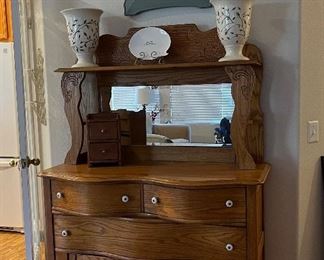 Antique buffet.  This one is a little smaller scale.  