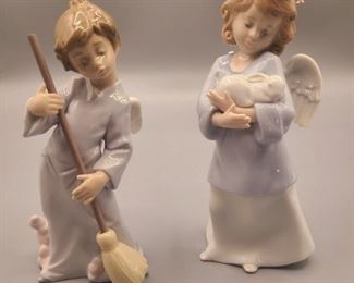 Lladro Sweeping Away and Lladro Heavenly Love Angel
*BOTH w/original boxes