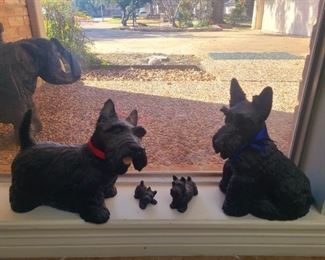 Scottish Terrier statues