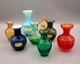 Arte Murano ICET small colorful vases