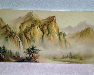 Canvas painting by John Wong
