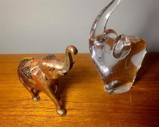 Elephants      **** Murano Glass Elephant Sold***                                                                                                      