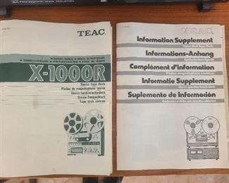 Original manuals
