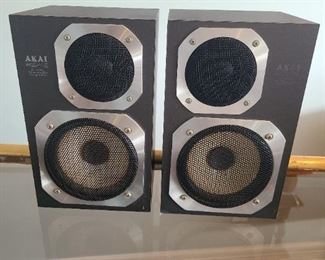 AKAI   Model# SW-7II  
2 way speaker system
