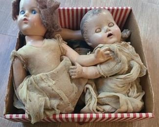 Vintage doll parts