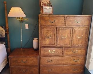 Artefacts style by Henredon  chest of drawers w/night stand (we have two) & matching king size bed