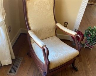 #16	yellow swain neck arm rocker 	 $100.00 			
