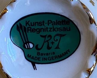 #19	Kunst-Palette Regnitzlosau K+T from Bavaria Germany 15 piece tea set 	 $100.00 			
