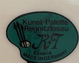 #51	Kunst-Palette Regnitzlosau K+T from Bavaria Germany 15 piece coffee set 	 $100.00 			
