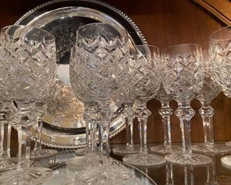 #62	Waterford	Waterford Crystal "Powerscourt" Old Fashion 3.5" qty 8	 $180.00 			
#63	Waterford	Waterford Crystal "Powerscourt" Water Goblets 7 5/8" Qty 9	 $180.00 			
#64	Waterford	Waterford Crystal "Powerscourt" Hock Wine 7.5" qty 8	 $200.00 			
#65	Waterford	Waterford Crystal "powerscourt" Claret Wine 7 1/8" Qty 12	 $240.00 			
