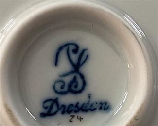 #45	Dresden lidded casserole 	 $40.00 			
