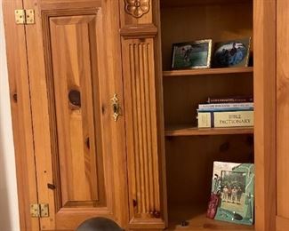 #3	Thomasville knotty pine Secatury with 3 drawers, 2 doors, 2 shelve flip down front 37x18-21x80	 $275.00 			
(located in Fleming farms retirement house) apointment to pick up. 