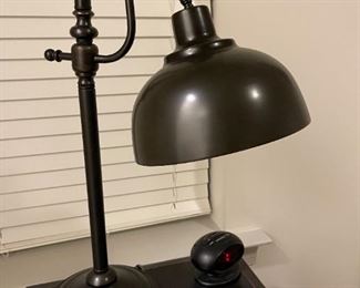 #10	black rub bronze desk lamp 	 $30.00 			

