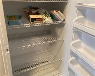 #14	Appliance	Frigidaire frost free freezer  w 4 shelves 	 $125.00 			
