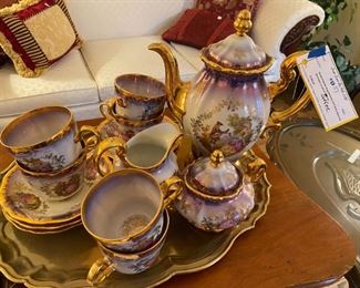 #51	China	Kunst-Palette Regnitzlosau K+T from Bavaria Germany 15 piece coffee set 	 $100.00 			
