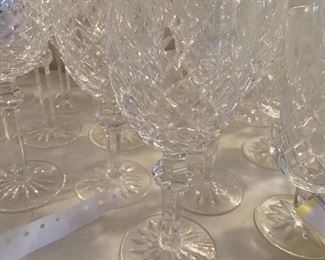 #63	Waterford	Waterford Crystal "Powerscourt" Water Goblets 7 5/8" Qty 9	 $180.00 			
