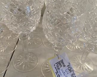  #64	Waterford	Waterford Crystal "Powerscourt" Hock Wine 7.5" qty 8	 $200.00 			
#62	Waterford	Waterford Crystal "Powerscourt" Old Fashion 3.5" qty 8	 $180.00 			
#63	Waterford	Waterford Crystal "Powerscourt" Water Goblets 7 5/8" Qty 9	 $180.00 			
#64	Waterford	Waterford Crystal "Powerscourt" Hock Wine 7.5" qty 8	 $200.00 			
#65	Waterford	Waterford Crystal "powerscourt" Claret Wine 7 1/8" Qty 12	 $240.00 			
