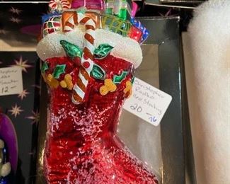 #76	C Radko	Christopher Radko Filled Stocking	 $20.00 			
