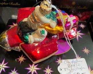 #77	C Radko	Christopher Radko Flying High	 $20.00 			
