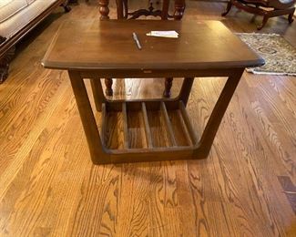 #57	mid centrury end table 30x21x20	 $45.00 			
