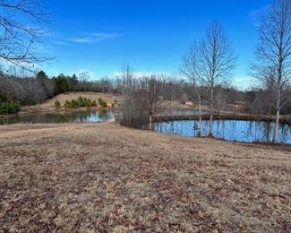 Tract 2:  12+- acres with 2 ponds