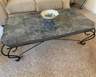 Solid Top / Metal Coffee Table $ 128.00