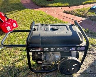 Powermate 6000W, 7 Gallon Generator