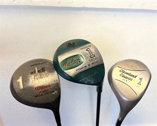 Wilson Wild Thing 1 Jumbo Driver, Rawlings Oversized Driver, Cleveland Classics Driver