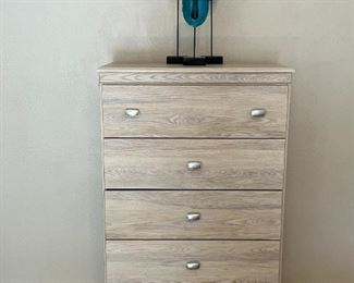 King bed set includes king mattress with headboard, 2 nightstands, tall dresser, dresser and mirror